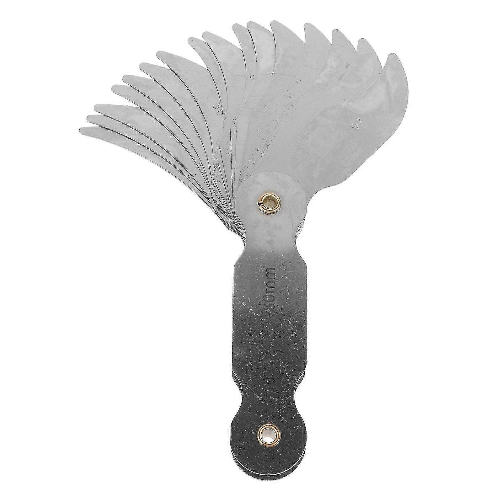 Radius Meter Measuring Tool For Industrial Measurement 1Set Silver Color High Precision Capability