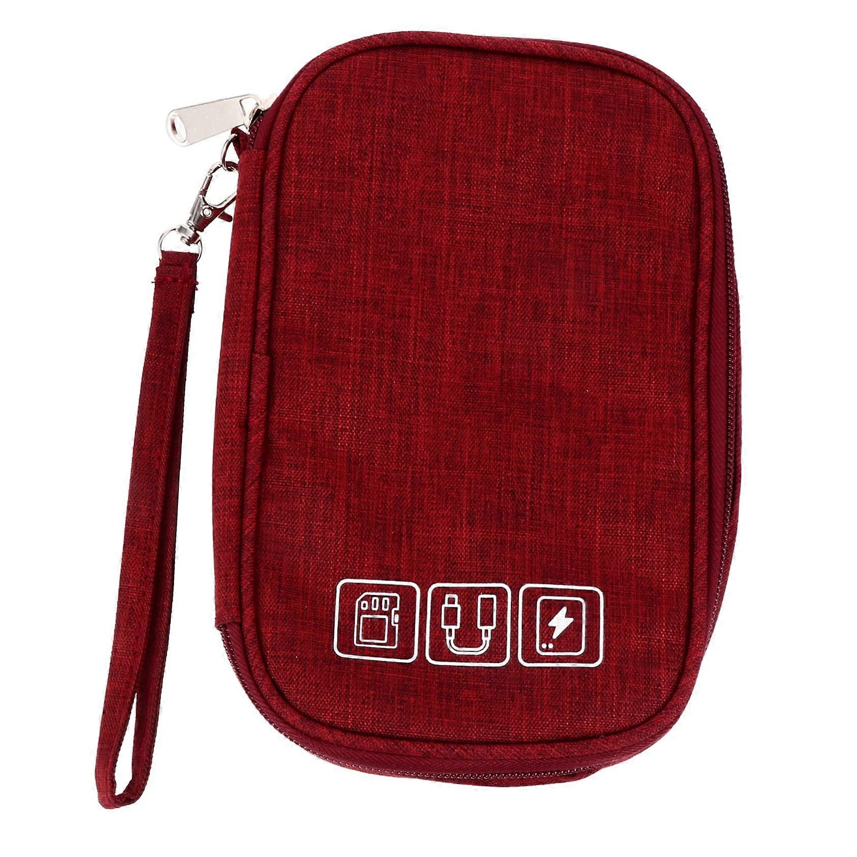 Electronics Organizer Pouch for Tangle Cable Storage, Travel USB and Accessories Case