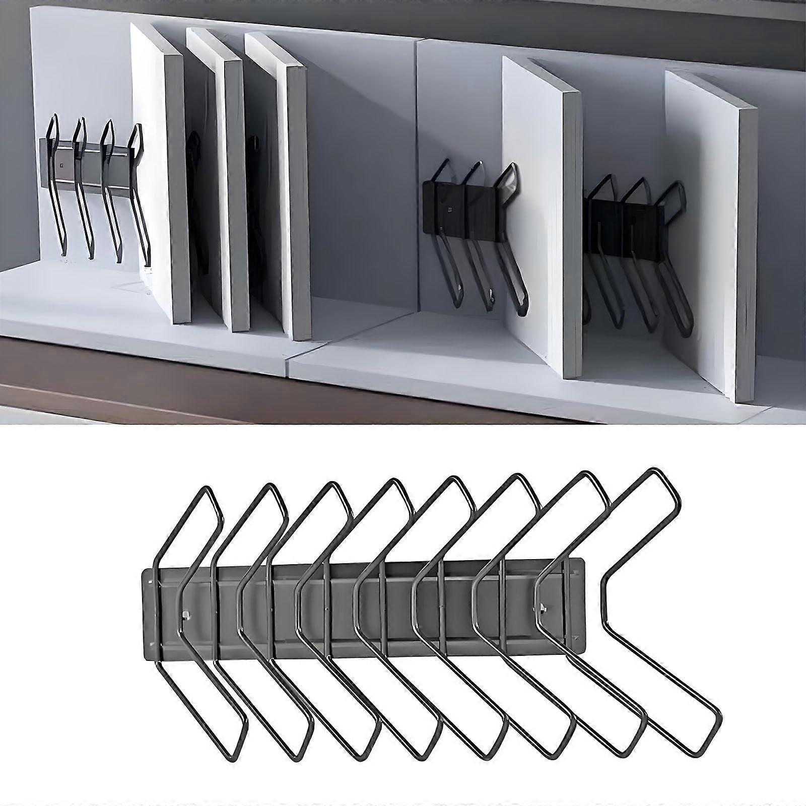 Tile Display Rack with Secure Sample Slots, SpaceSaving Wall Mounted Organizer for Showroom (Gray 2)
