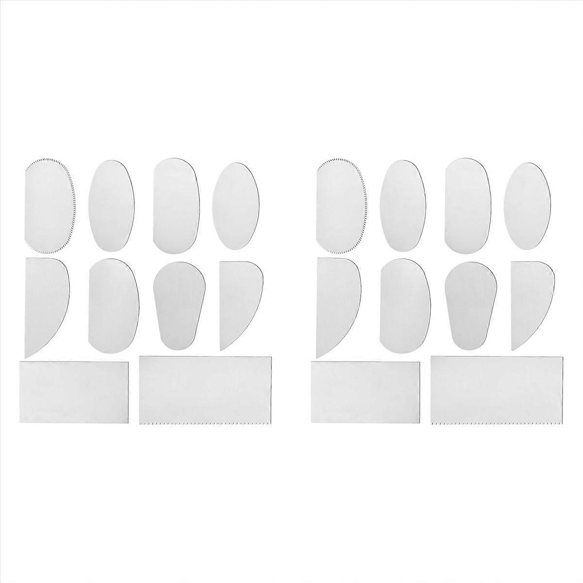 10Pcs Pottery Scraper Tool, Stainless Steel Pottery Serrated Tool