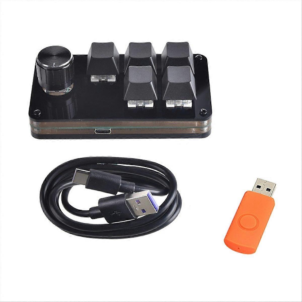 DIY    Swap Customization Mechanical Keyboard Macro Keypad Black