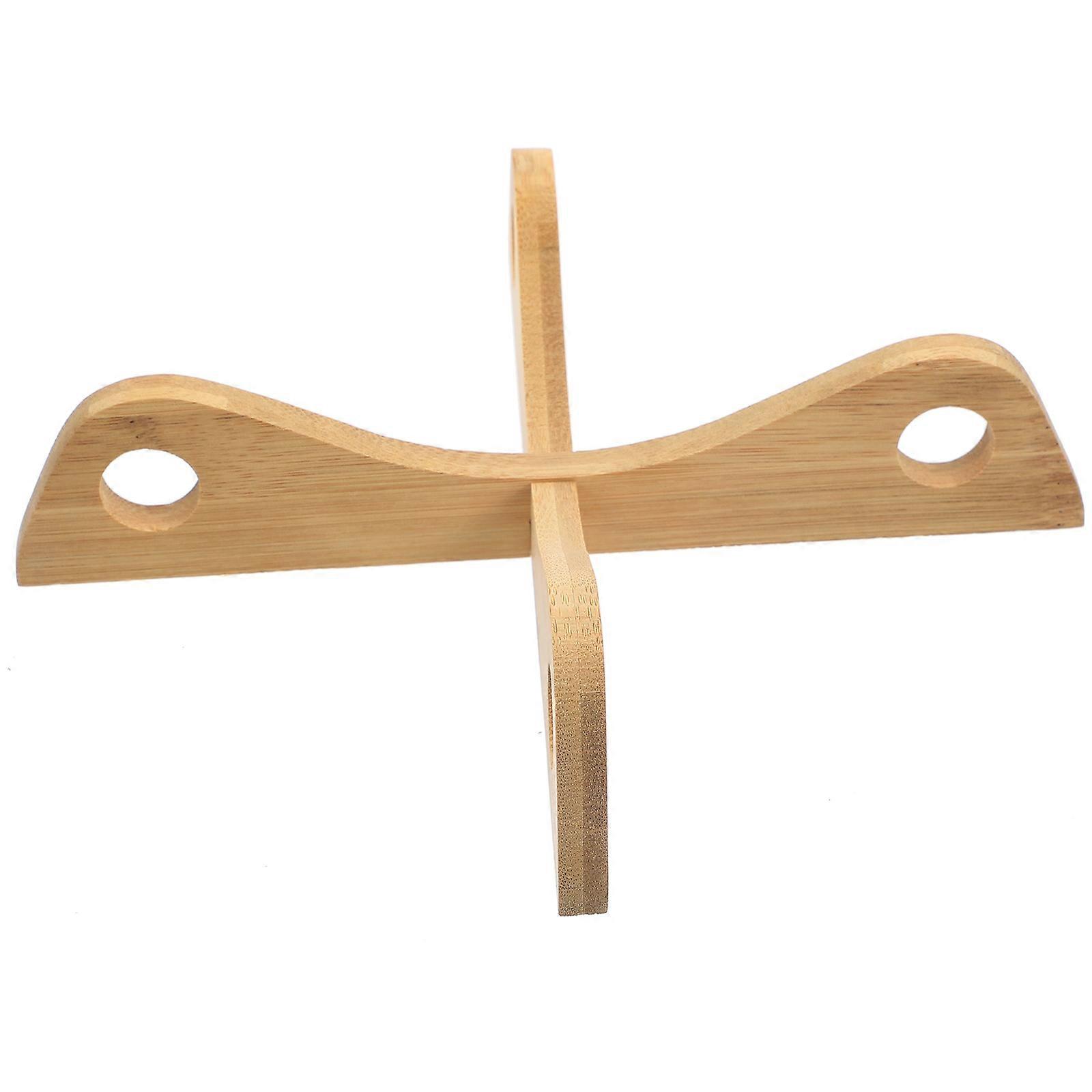 Beige Rack Providing Practical Wok Holder for 2Pcs