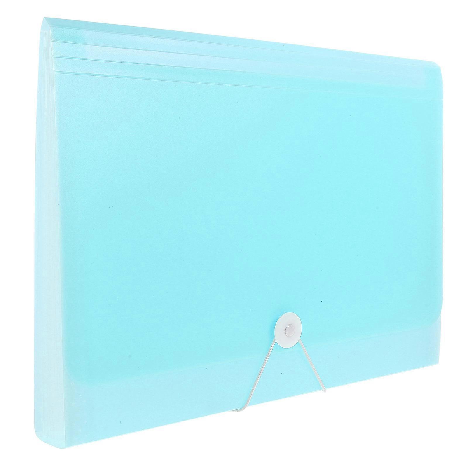 Expanding File Folder Plastic Accordion Organizer for Storage 4Pcs