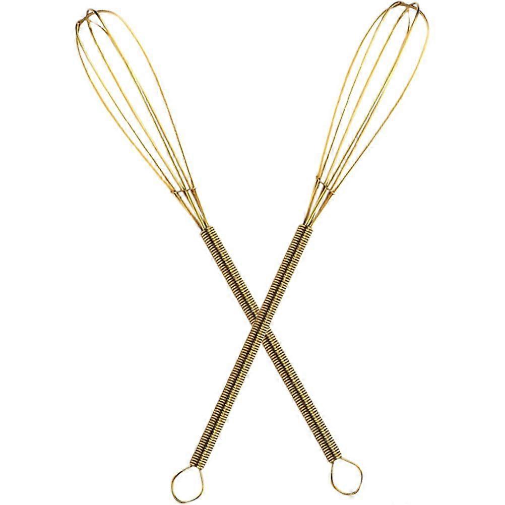 2Pcs Egg Mixing Tools Manual Egg Whisks Kitchen Egg Mixers Ergonomic Egg Beaters