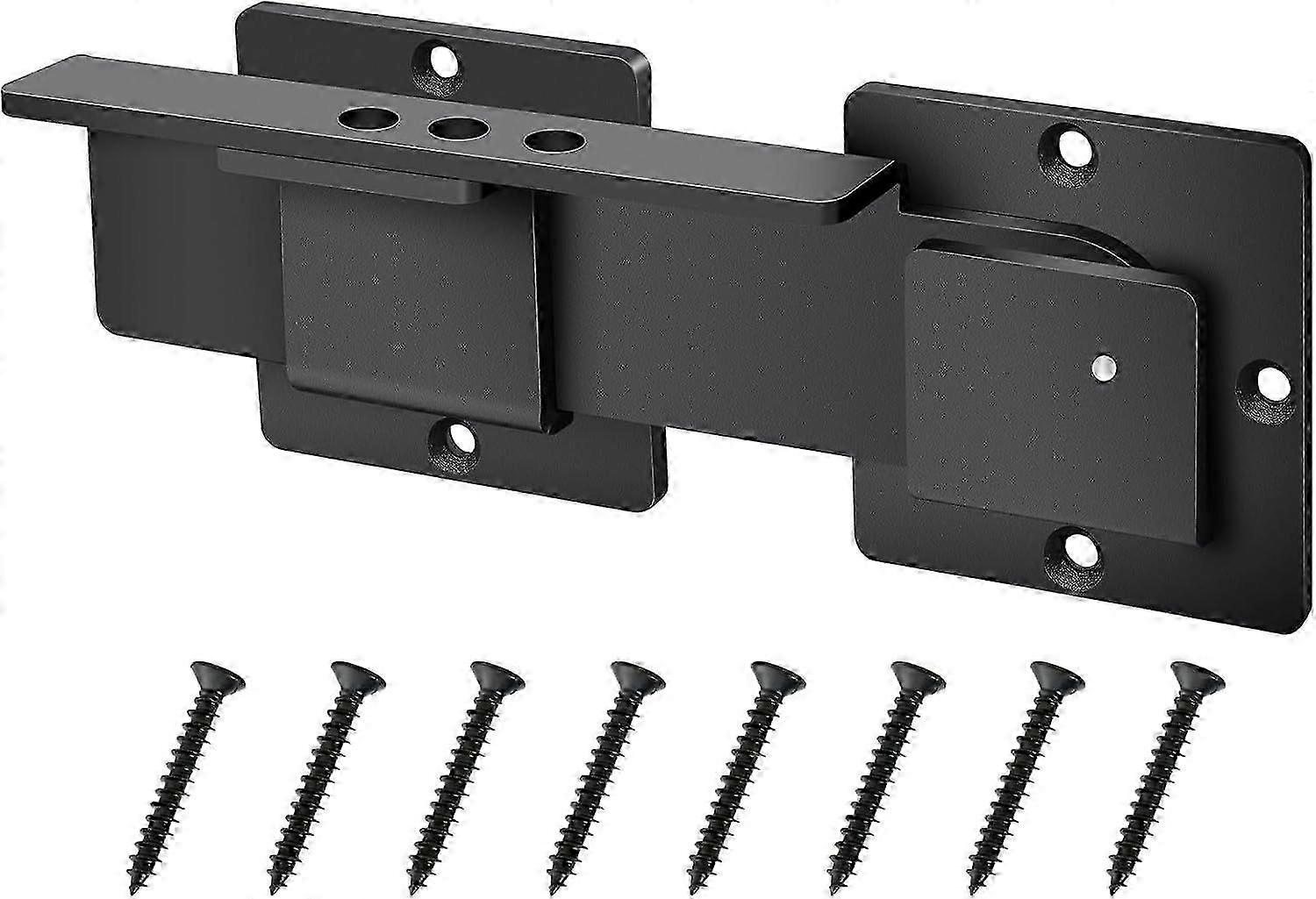 9" Flip Gate Latch Lock, Adjustable Flip Gate Latch Lock with 3 Padlock Hole