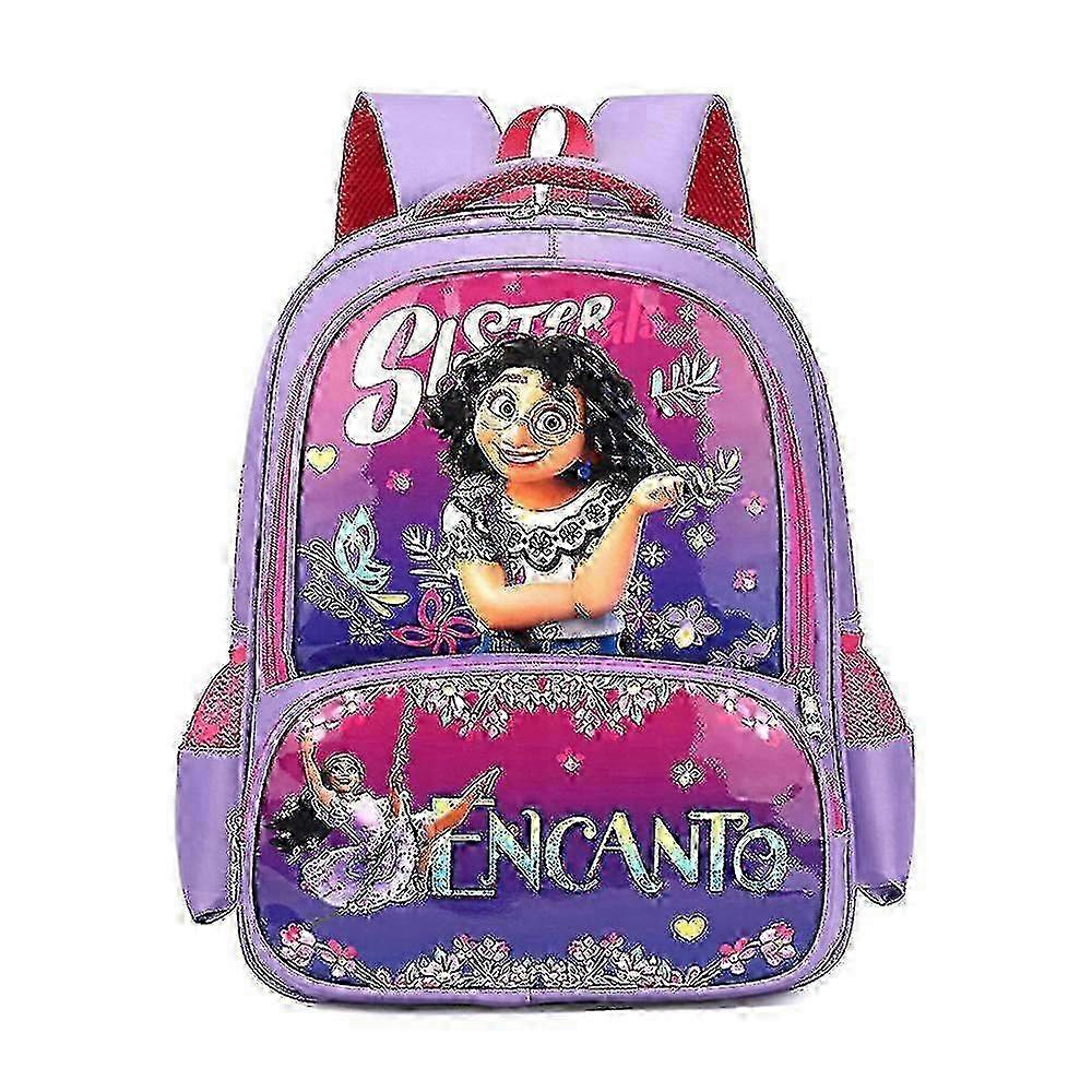Frozen Encanto Sofia Cartoon Large Capacity Breathable Shoulders Bag Primary School Students Kids 3d Spine Protection Backpack 25-26s