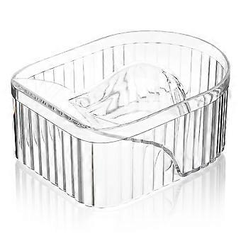 Clear Nail Soaking Bowl Nail Soak Off Bowl Acrylic Gel Polish Remover Bowl