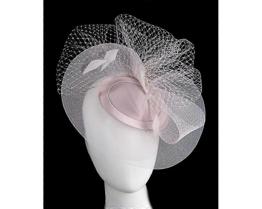 Custom made light pink cocktail hat K4835LPI