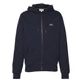 Lacoste heren hoodie met logo en volledige ritssluiting