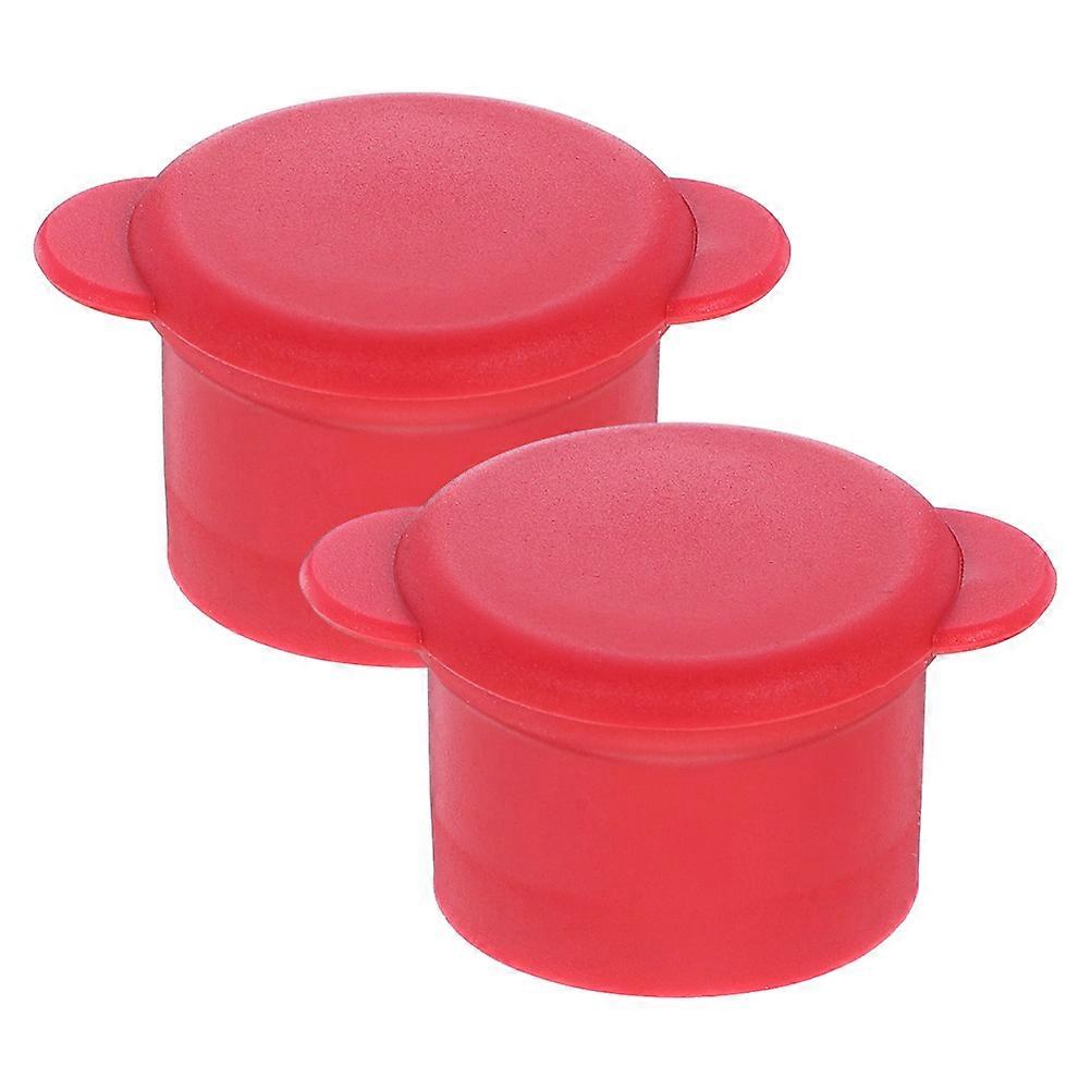 Silicone Caps for with 2Pcs Red Covers