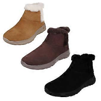 Skechers Go Joy Pull On -nilkkurit, naisten nilkkurit, musta/valkoinen, 15501