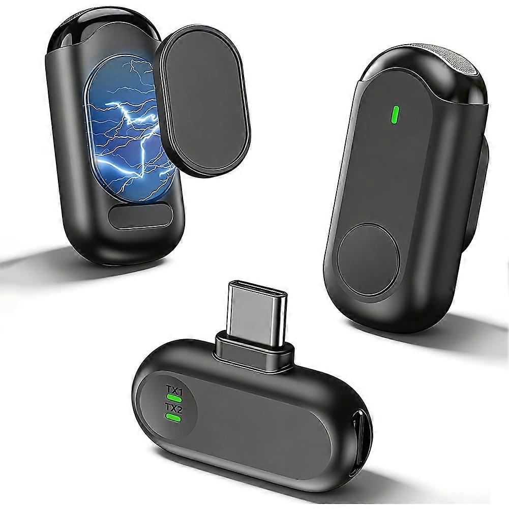 Professional Wireless Mini Microphone for IPhone Android Laptop,for Video Recording,Live Streaming,Vlogging,Interviews