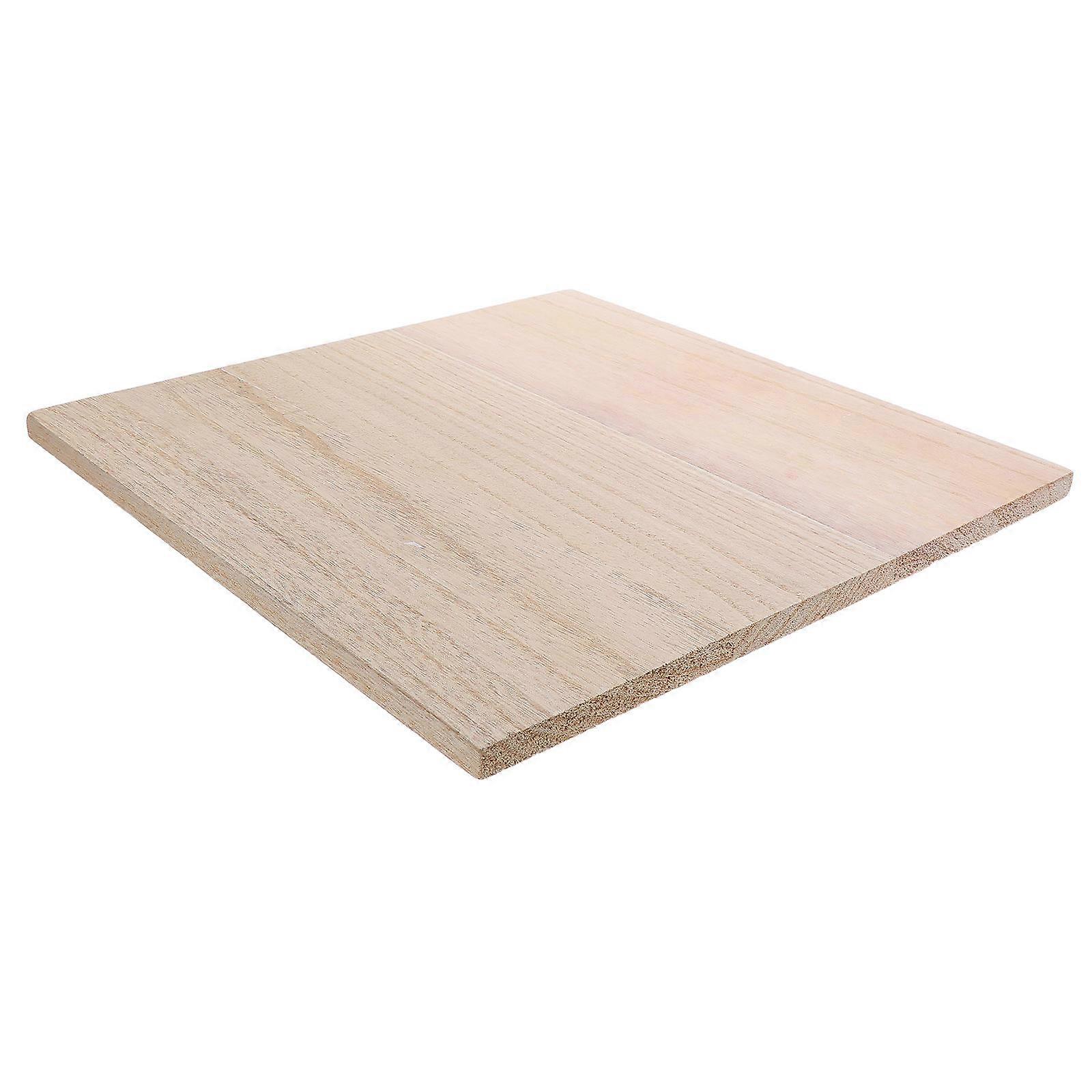 Holzbretter für Regale – 30 x 30 cm, 1,25 cm dicke Massivholzplatten für Bastelarbeiten – unbehandelte Holzplatten – doppelseitig und glatt – ideal für DIY-Kunstprojekte und Zuhause