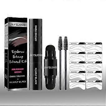 Jaysui Eyebrow Print Set Lazy Makeup Eyebrow Print Eyebrow Cream Hairline Natural Waterproof Non smudging Eyebrow Cream