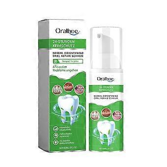 Kruiden Orale Reparatie Schuim - Diep Gereinigde Tandsteen, Frisse Adem & Whitening Mousse voor Mondhygiëne
