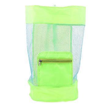 Large Mesh Beach Bag Beach Toy Bag Kids Toy Storage Pouch Swimming Gear Backpack