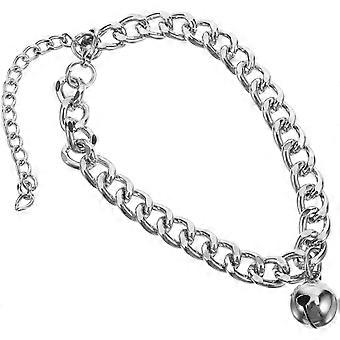 Katzenhalsband aus Aluminiumlegierung, 3er-Pack, verstellbar mit Glöckchen, stilvolles Haustieraccessoire