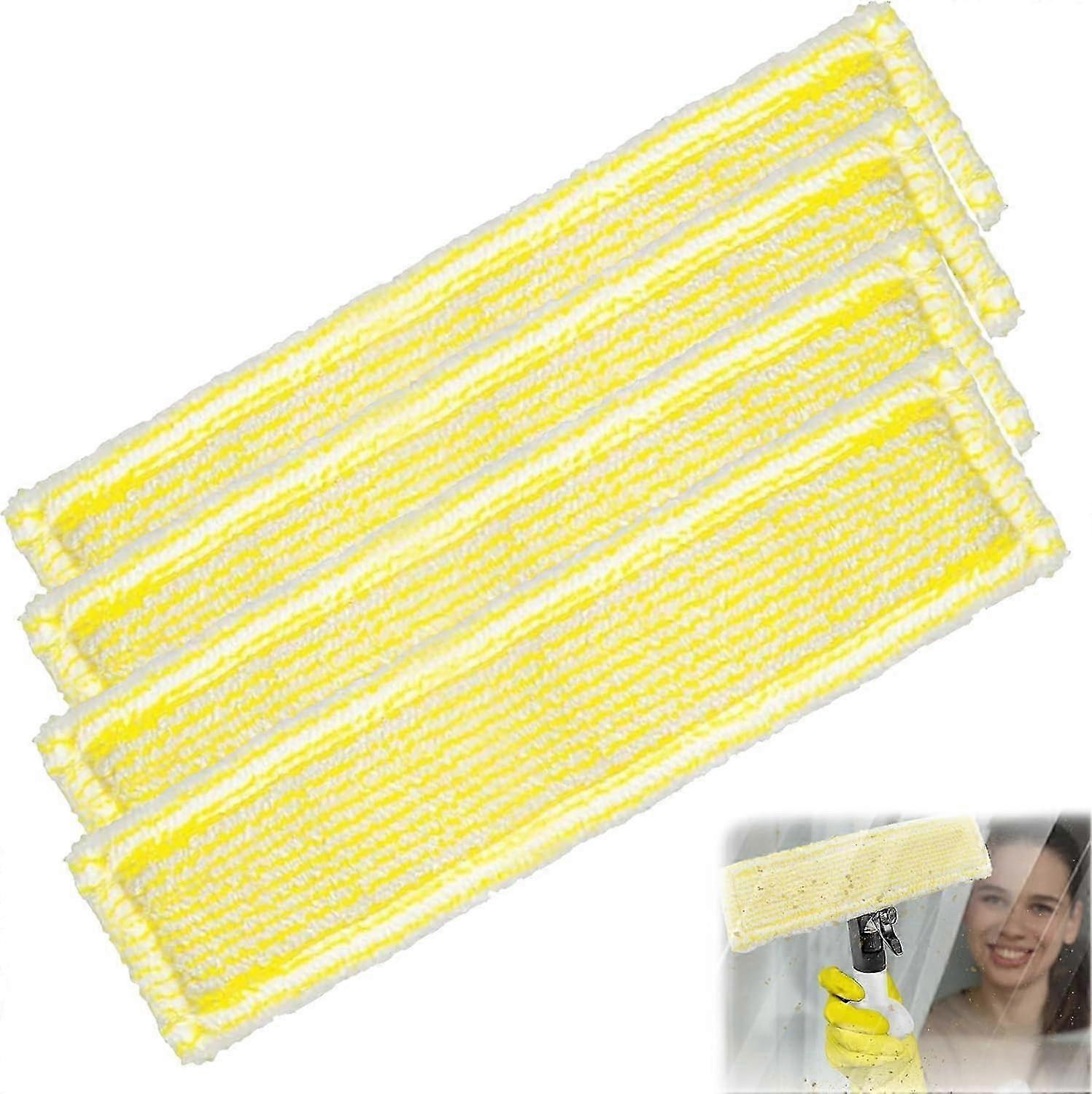 PCS Microfiber Cloths Accessory compatible with Kärcher Window Cleaner WV 2/WV5
