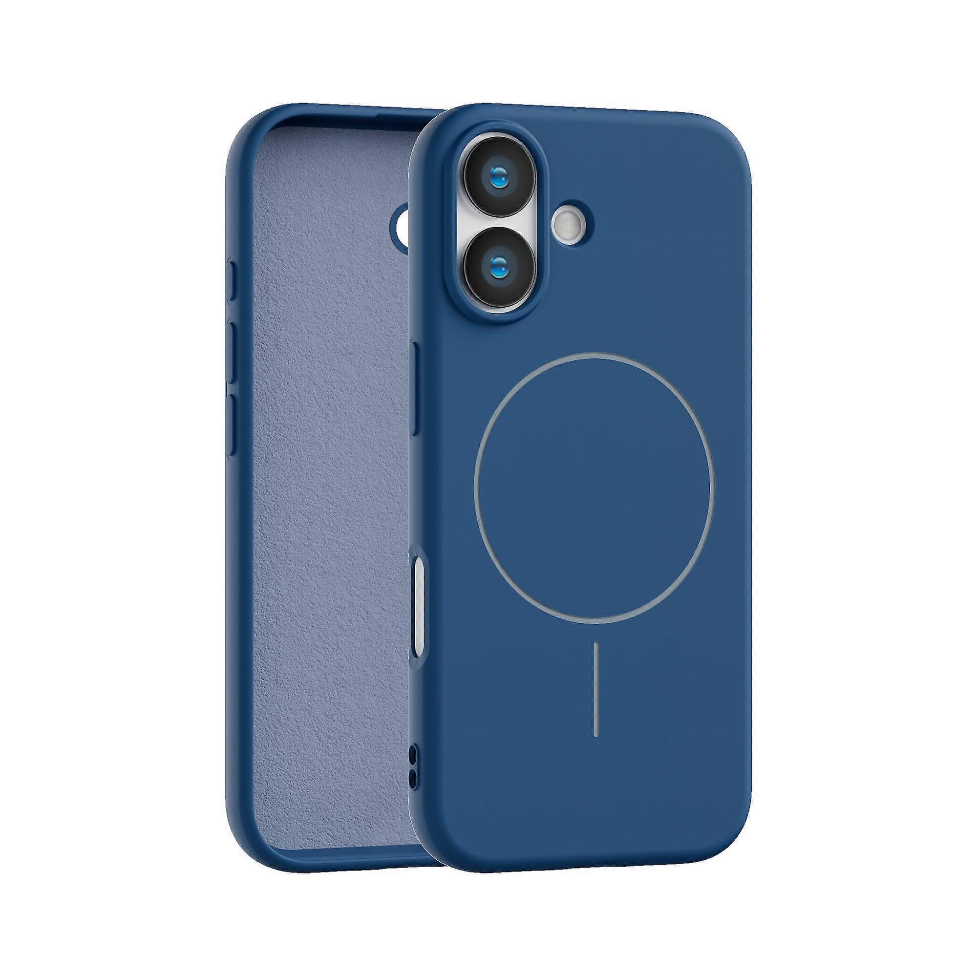 Magnetic Case for iPhone 17 - For MagSafe - Shockproof Blue