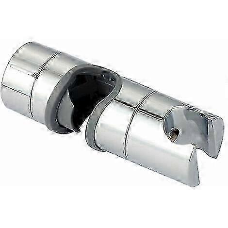Adjustable Chrome ABS Shower Head Holder compatible with 18-25MM Diameter, Replaceable Handheld Shower Holder