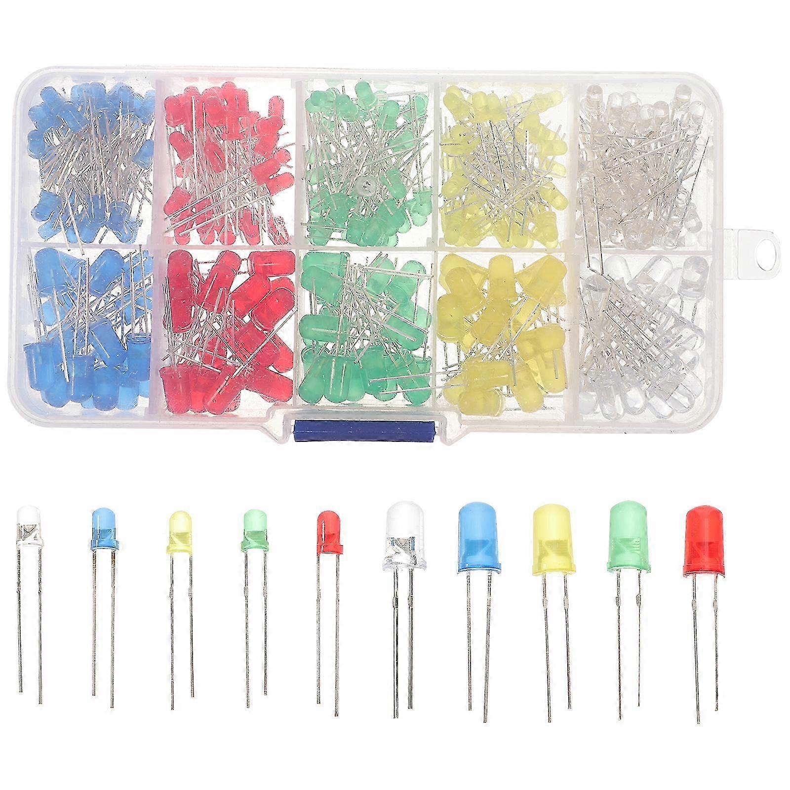 1 Set LED Diode Assorted Emitting Single LED Light Small LED Light compatible with Craft