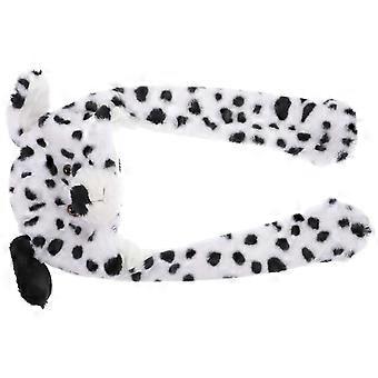 Plush animals Hat With Moving Ears Funny Trunk Hats For Kids And Adults Soft Warm Beanie With Long Ear Straps For Winter Dalmatian