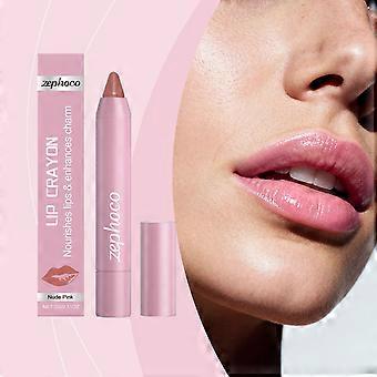 Zephoco Velvet Lip Gloss Pen (Naked Pink) Matte Surface Natural Lightweight Color Rendering Non Staining Cup Non Fading