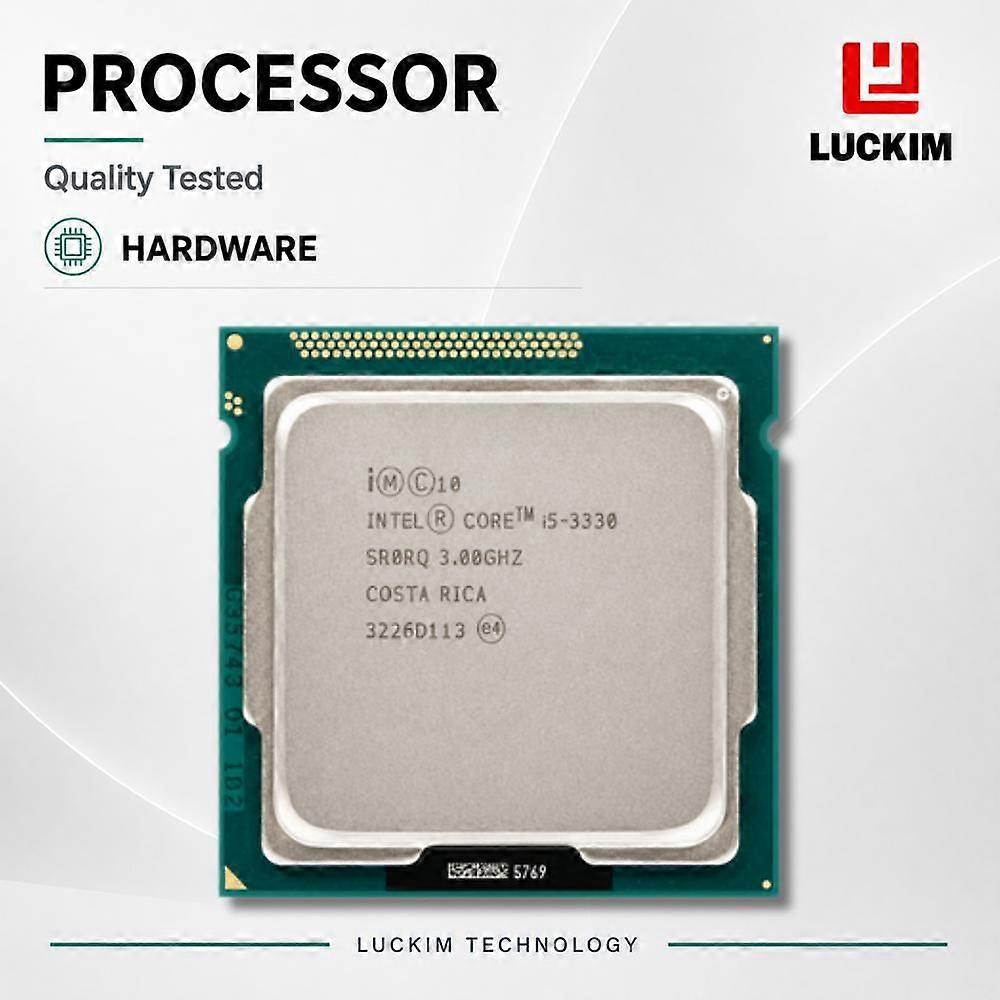 I5-3330 4-Core 4-Thread Desktop CPU Processor 3.0-3.2GHz 6MB Cache LGA1155 77W