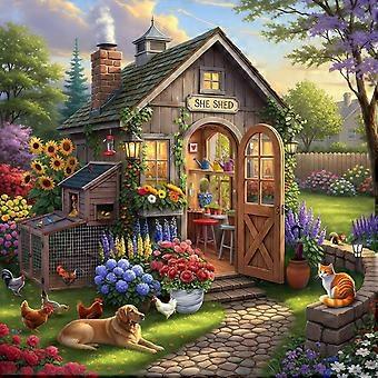 The Garden Shed Jigsaw Puzzle for Adults SQZ1265