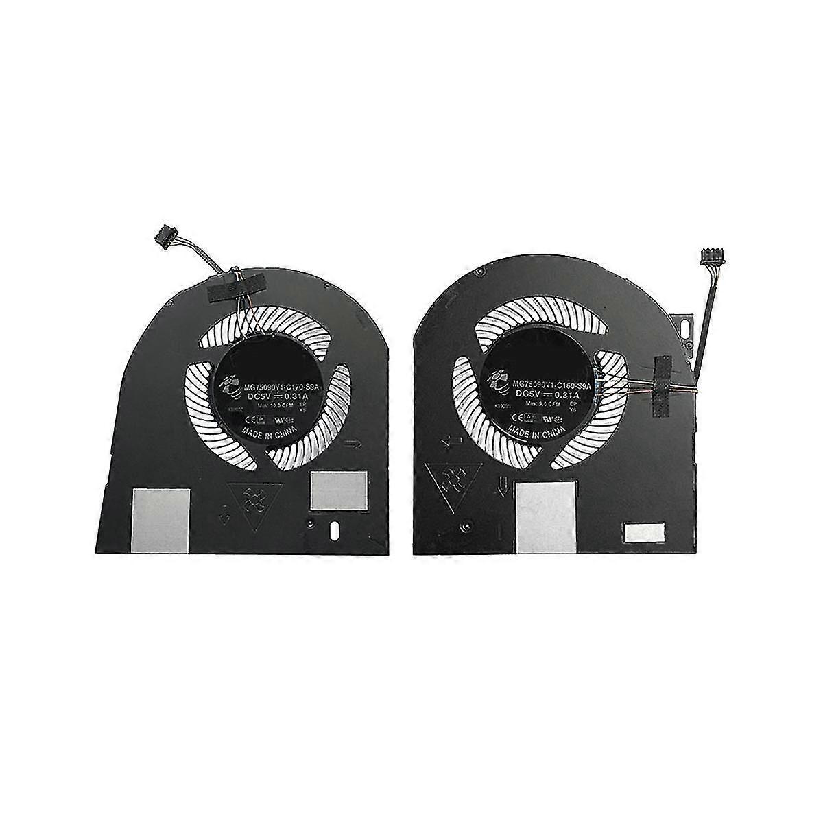 CPU + GPU hűtőventilátor Precision 7530 M7530 7540 M7540