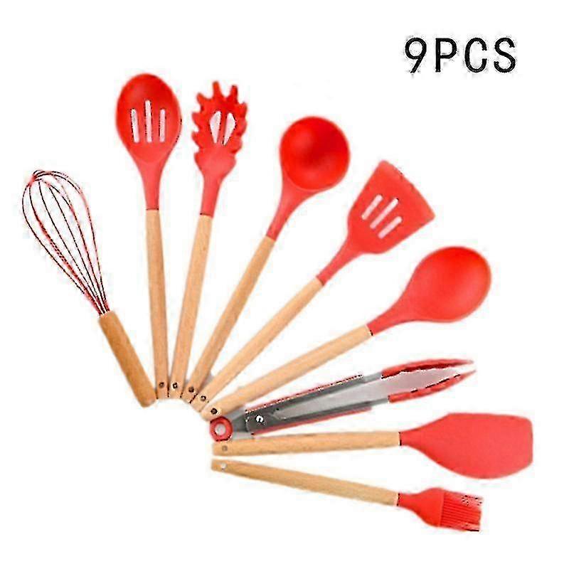 Silicone Kitchen Cooking Tools Heat Resistant Spoon Spatula Kitchenware