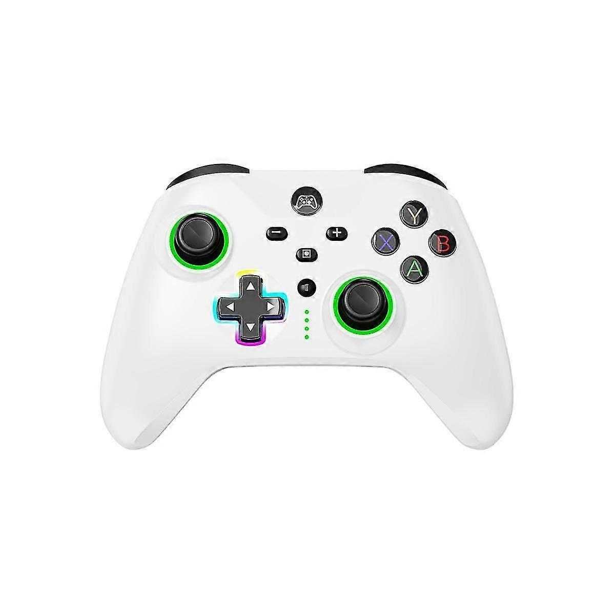 2.4g Wireless Gaming Controller Game Console Controller Joystick With Led Flashing Light Macro Func