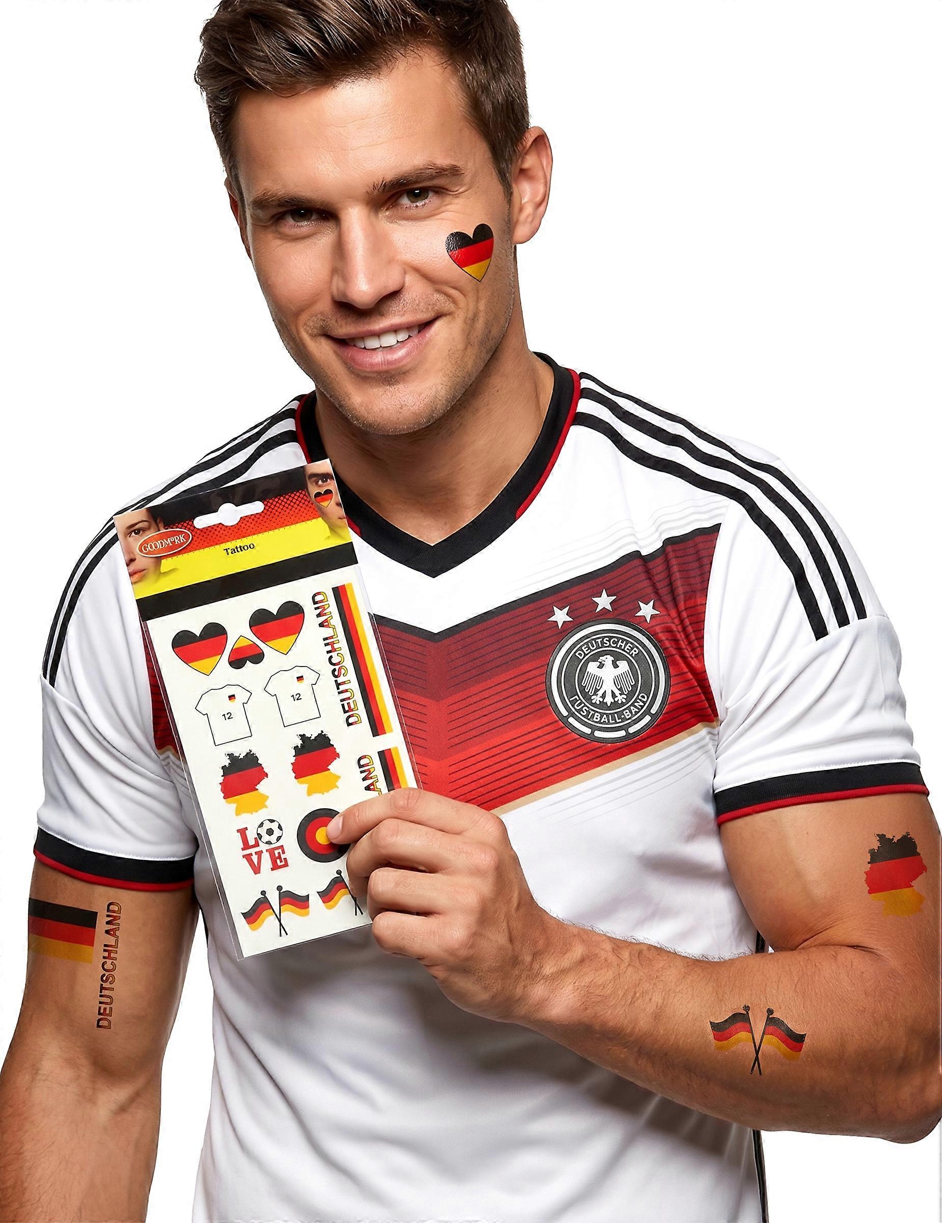 Germany supporter temporary tattoos