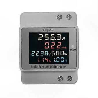 LCD Digital Multimeter for Home Use, Voltage Current Power Energy Monitor with Smart Display