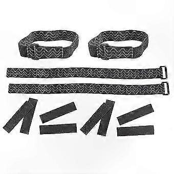 Adjustable Boot Straps compatible with High Boots - 2 Sets of Black Bands to Keep Boots Secure and Upright