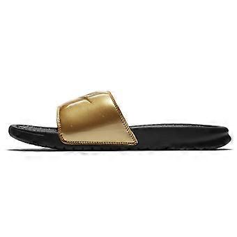 Nike Benassi Slides 'Metallic Gold' Women's 618919-022
