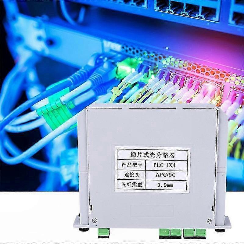 SC-APC PLC 1x4 Single Optical Fiber Splitter Blade Module