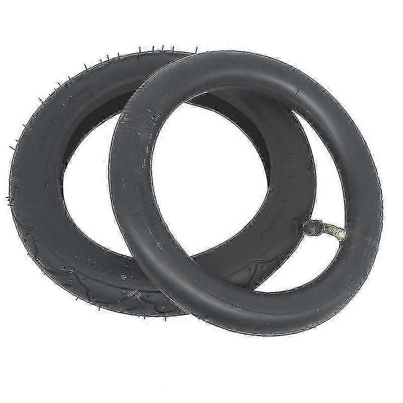 8 Inch Black Rubber Scooter Tire Set