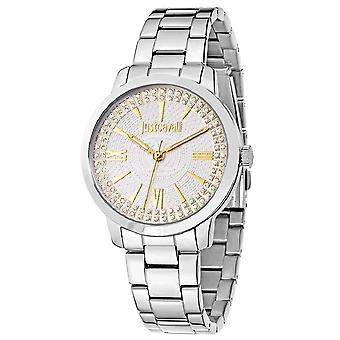 Just Cavalli horloges klasse j Quartz analoge vrouwen horloge met R7253574504 roestvrijstalen armband