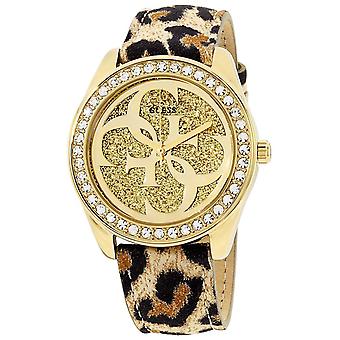 Guess-g twist Women's Analog Quartz Watch with Faux Leather Bracelet W0627L7