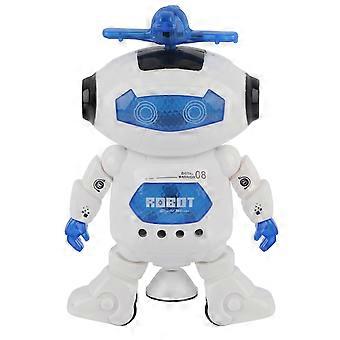 Dancing Robot Toy with LED Lights Music Spinning Flexible Joints