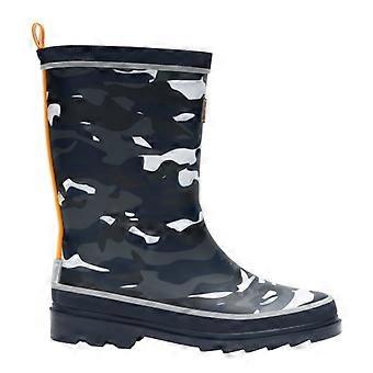 Regatta Childrens/Kids Foxfire Camo Reflective Wellington Boots