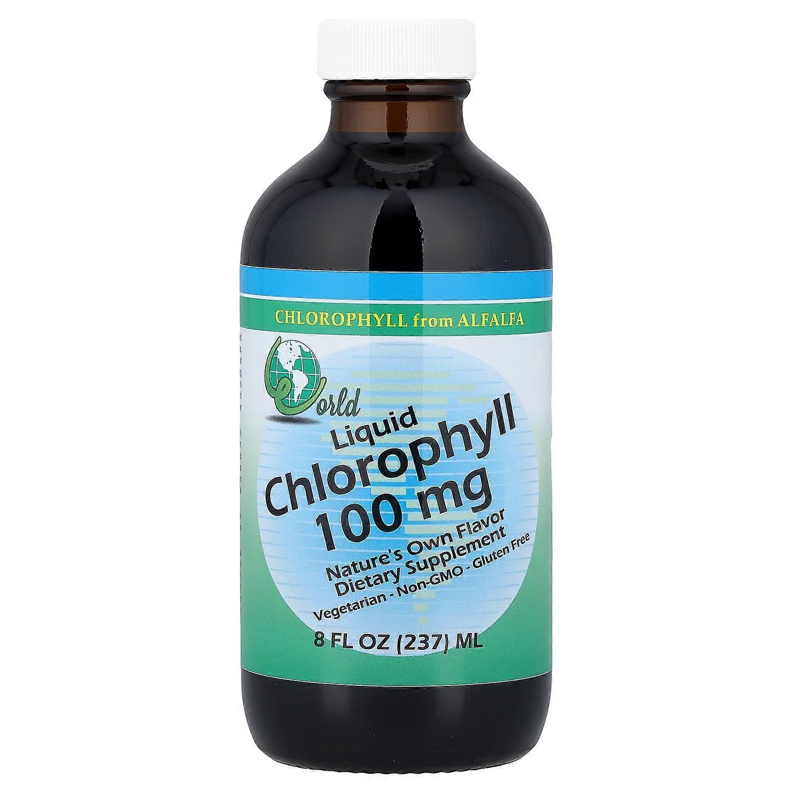 World Organic, Liquid Chlorophyll, 8 fl oz (237 ml)