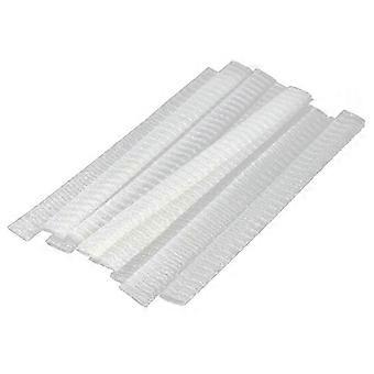 20 PCS Make Up Brushes Guards Mesh Protectors Cover Sheath Net White-SFYGV