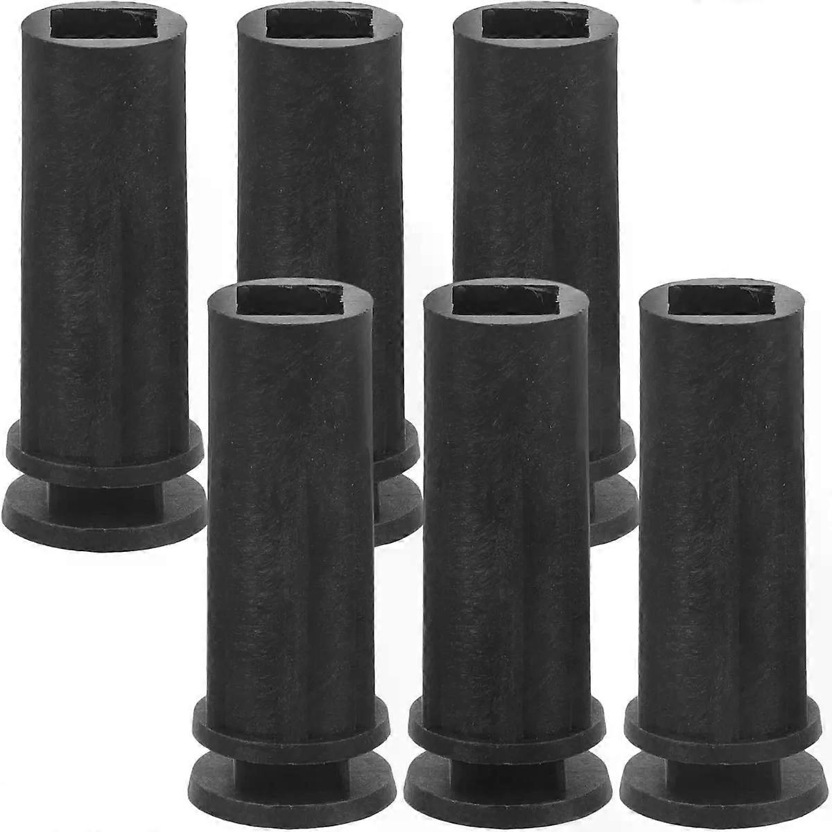 6pcs Christmas Tree Holder Black Plastic Easy Install for Mini Trees