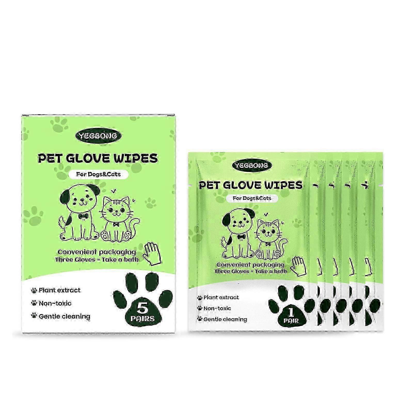 Disposable Pet Grooming Gloves