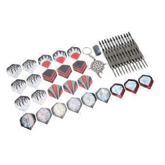 12Pcs Dart Set Stainless Steel Tip Anti Fall Competitive Entertaining Dart Kit for Darts Players