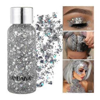Mermaid Sequins Chunky Glitter Liquid Eyeshadow - 30g Long Lasting Sparkling Body Gel