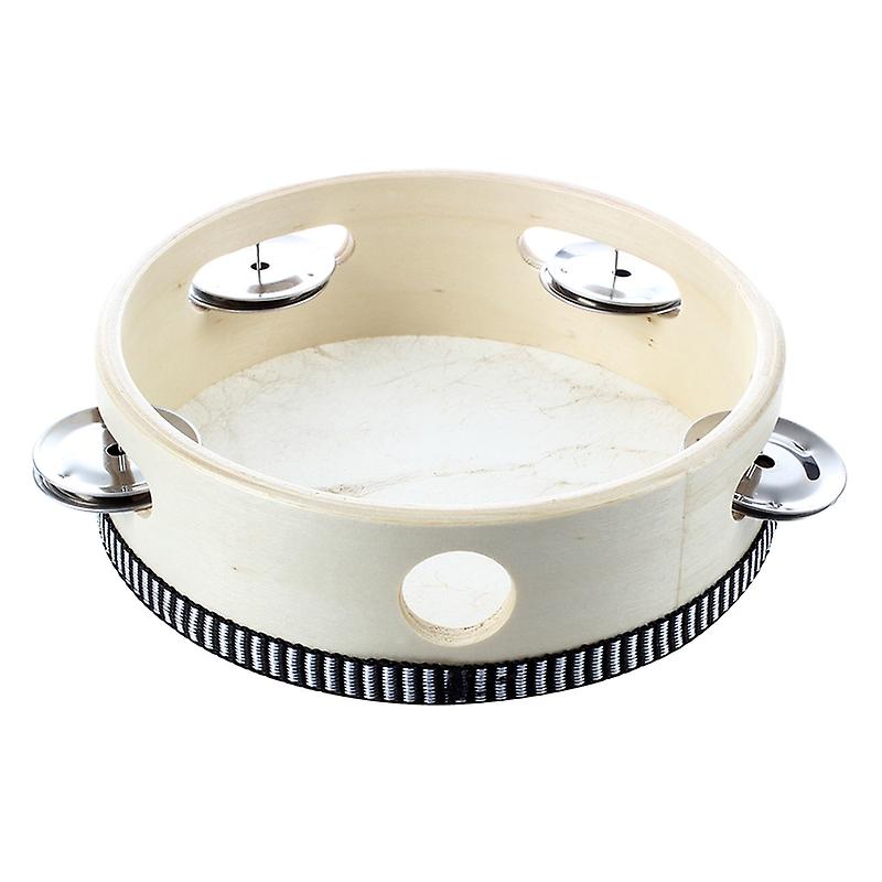 6" Tambourine Tamborine Drum Round Percussion Gift for KTV Party