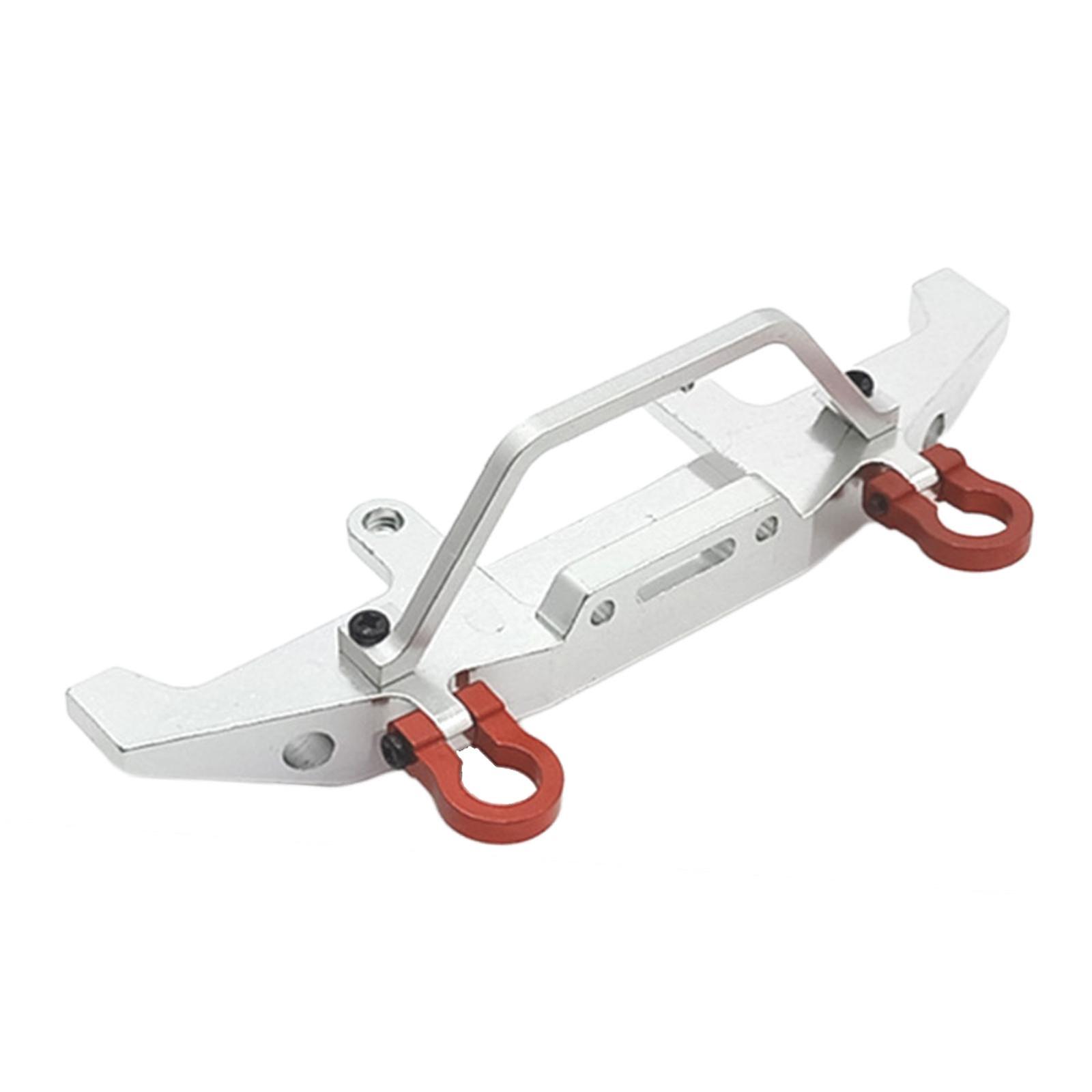 Metal Front Bumper Upgrade Parts For WPL C14 C24 1/16 RC Car Titanium